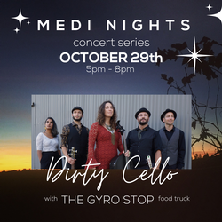 Mediterranean Nights at the Vineyard Featuring Dirty Cello