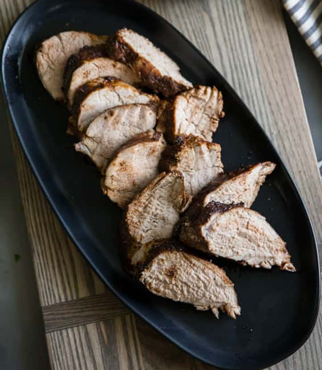 Stuffed Espresso & Cacao Rubbed Pork Tenderloin