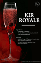 Kir Royale French Wine Cocktail | Wine Cocktails| Holiday Drinks