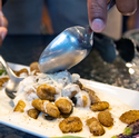 Crispy Mushroom Gnocchi with Truffle Cream Sauce