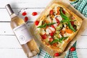 Tomato, Basil & Mozzarella Flatbread